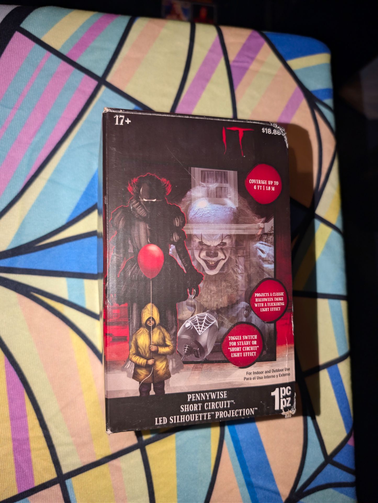 IT Pennywise Gemmy LED Halloween Projector for Sale in San Antonio, TX ...