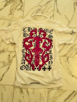 Chrome hearts Pink Dagger Eyechart T-shirt