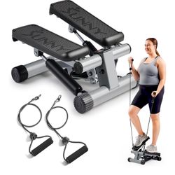 Stair Step Workout Machine with Resistance Bands