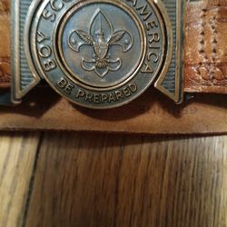 Vintage Original Boy Scouts Of America Belt
