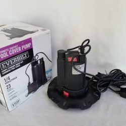 Everbilt 1/4 HP Pool Cover Pump, Like New, 4 Are available, Price is For each, Price Is Not Negotiable.