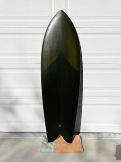 5'6" Chocolate Fish Fish surfboard shaped by Eric Christenson