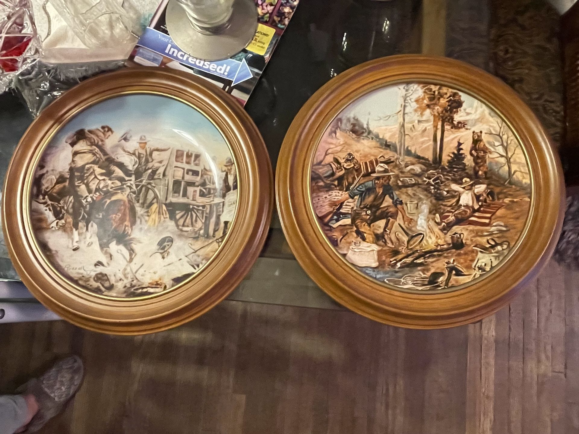Goham Fine China Wild West Series Plates