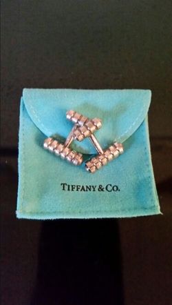 TIFFANY Paloma Picasso silver cufflinks