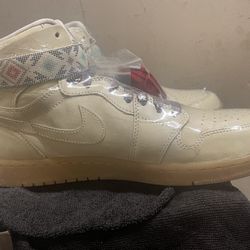 Air Jordan Retro Hi Strap N7 High Light cream  size11 New