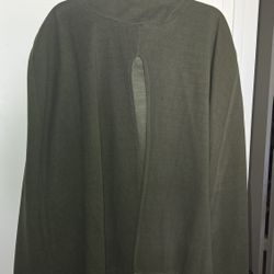 Beautiful green  Renaissance cape