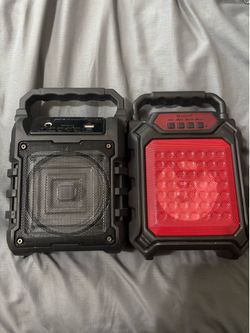 2 Bluetooth Speakers – Portable – Both Work