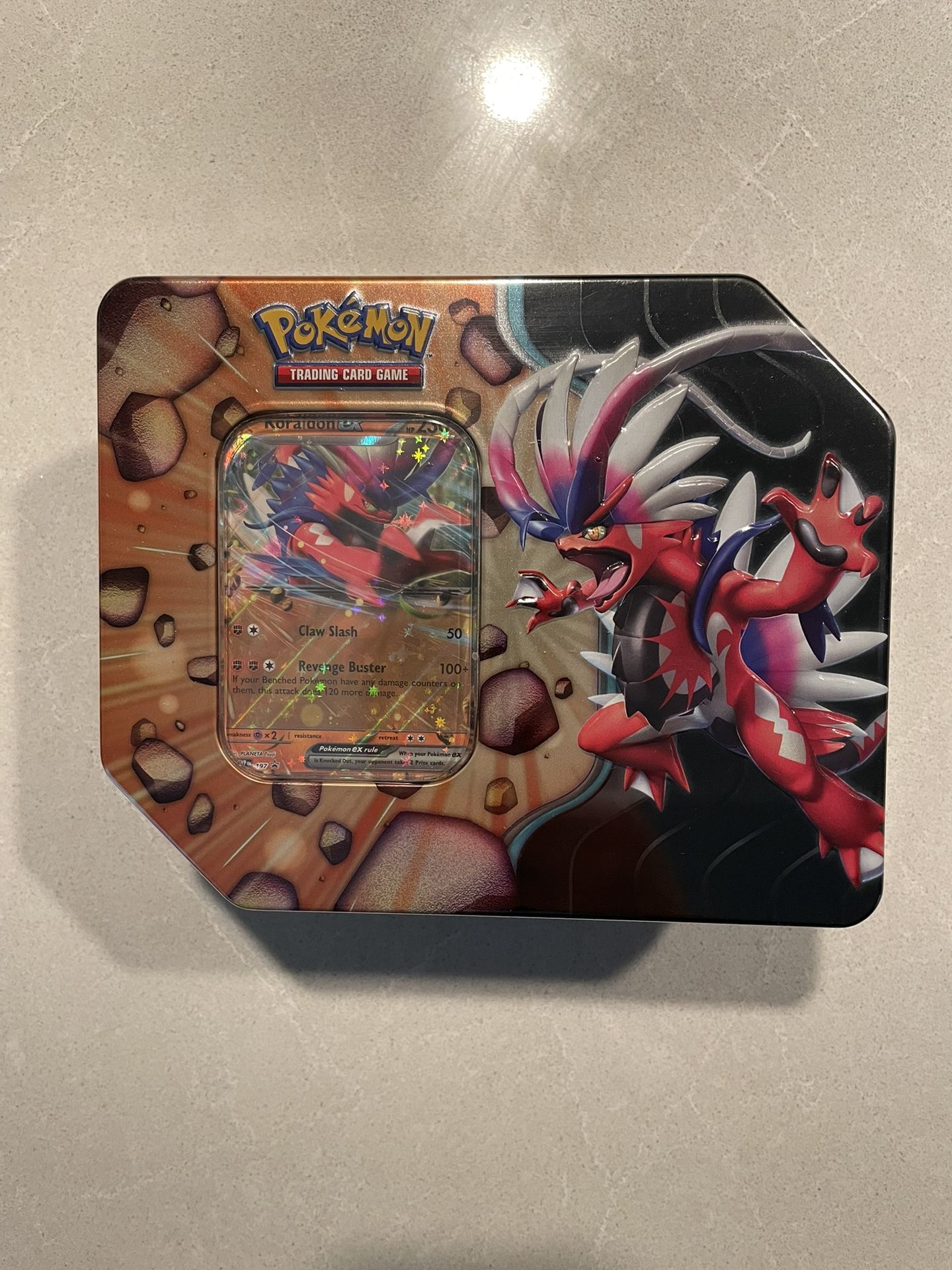 Slashing Legends Tin Koraidon ex *SEALED* Pokemon Scarlet Violet SV TCG