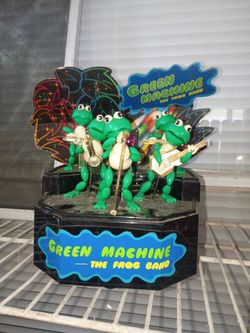 Green Machine frog band animated