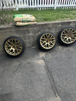 3 Rims Good No Tires 