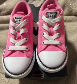 9C-Converse All Star Kids Low-Top Sneakers Pink NEW