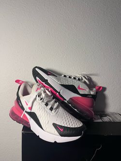 Nike Air Max 270 White Pink Black Sneakers