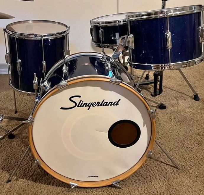 See Price List: Slingerland ‘65-66 Road King Jazz Shell Pack Drums