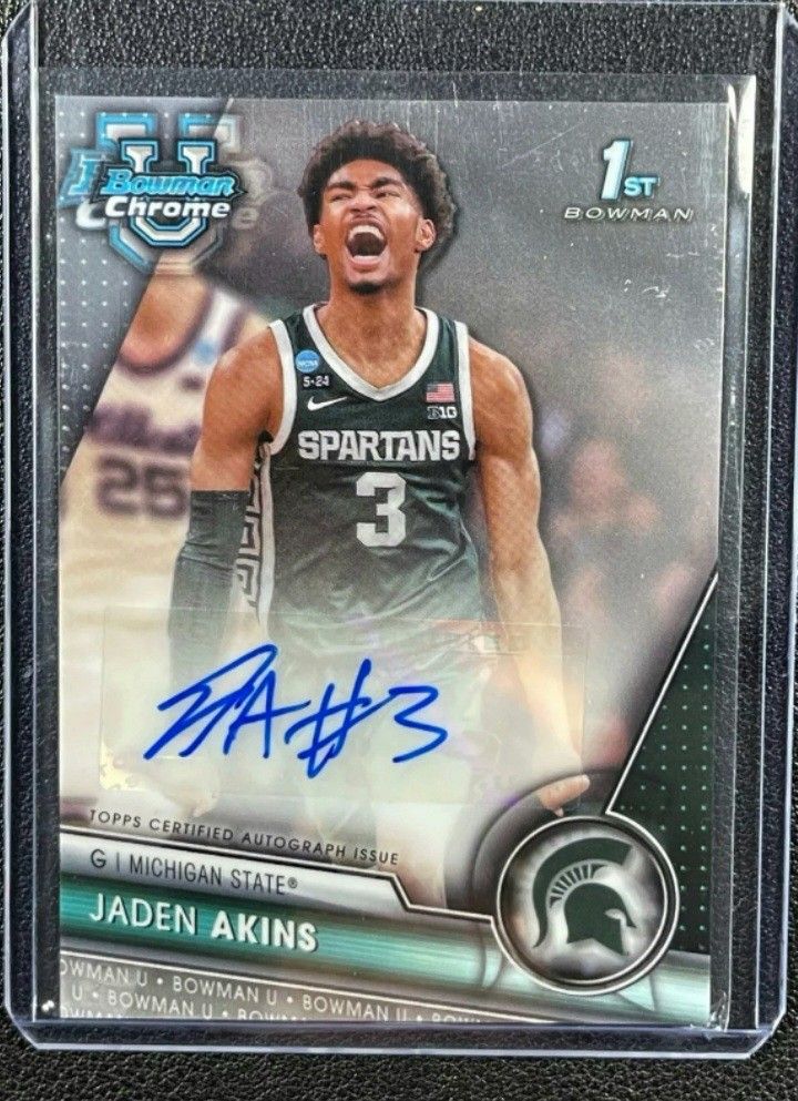 Real Nice Topps Jaden Akins Rookie, Auto Card MINT