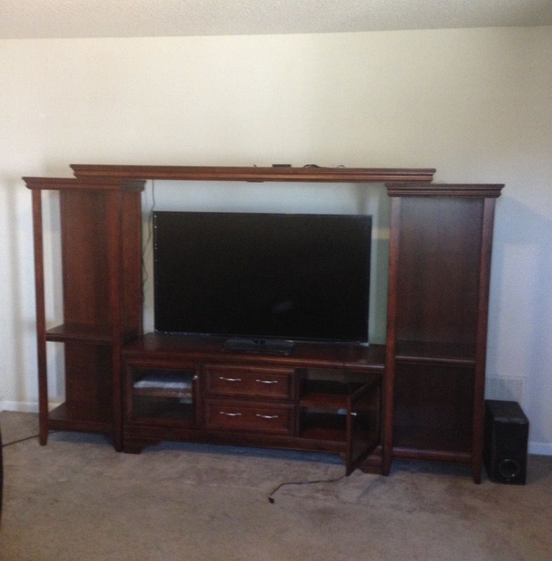 MUST GO! Entertainment Center Up To 70 Inch Solid (from MOR Furniture)