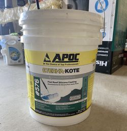 Silicone coating for roof