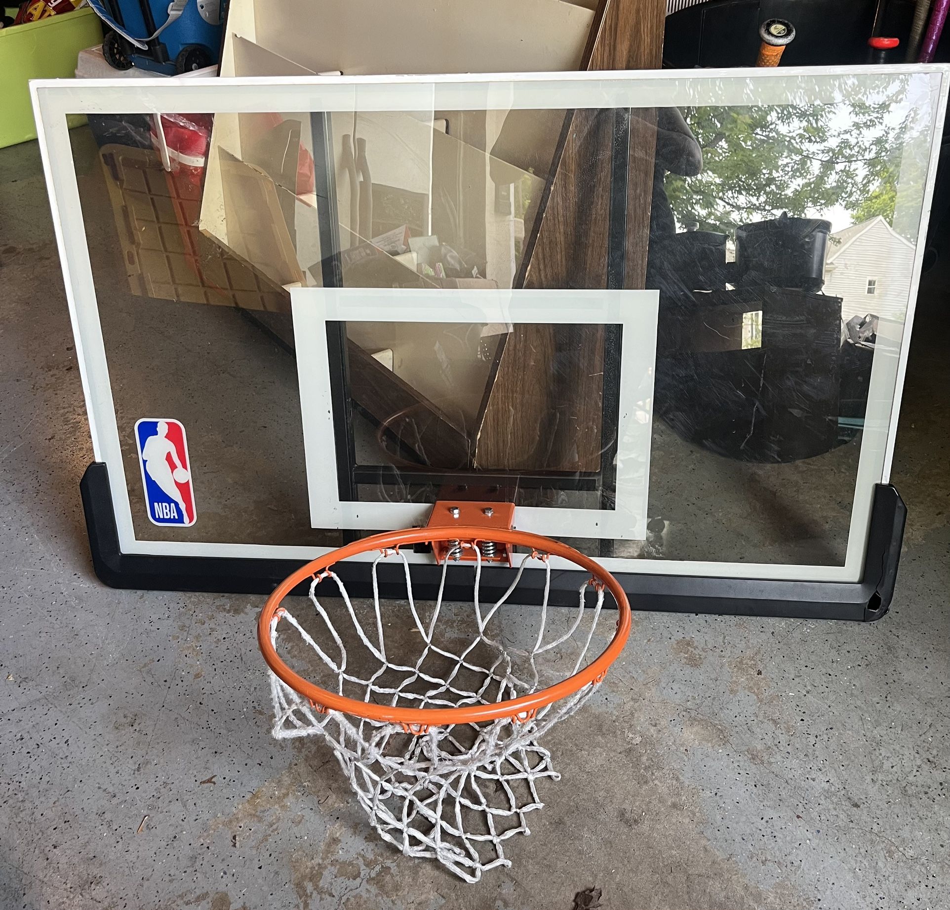 50-inch Basketball Backboard And Hoop