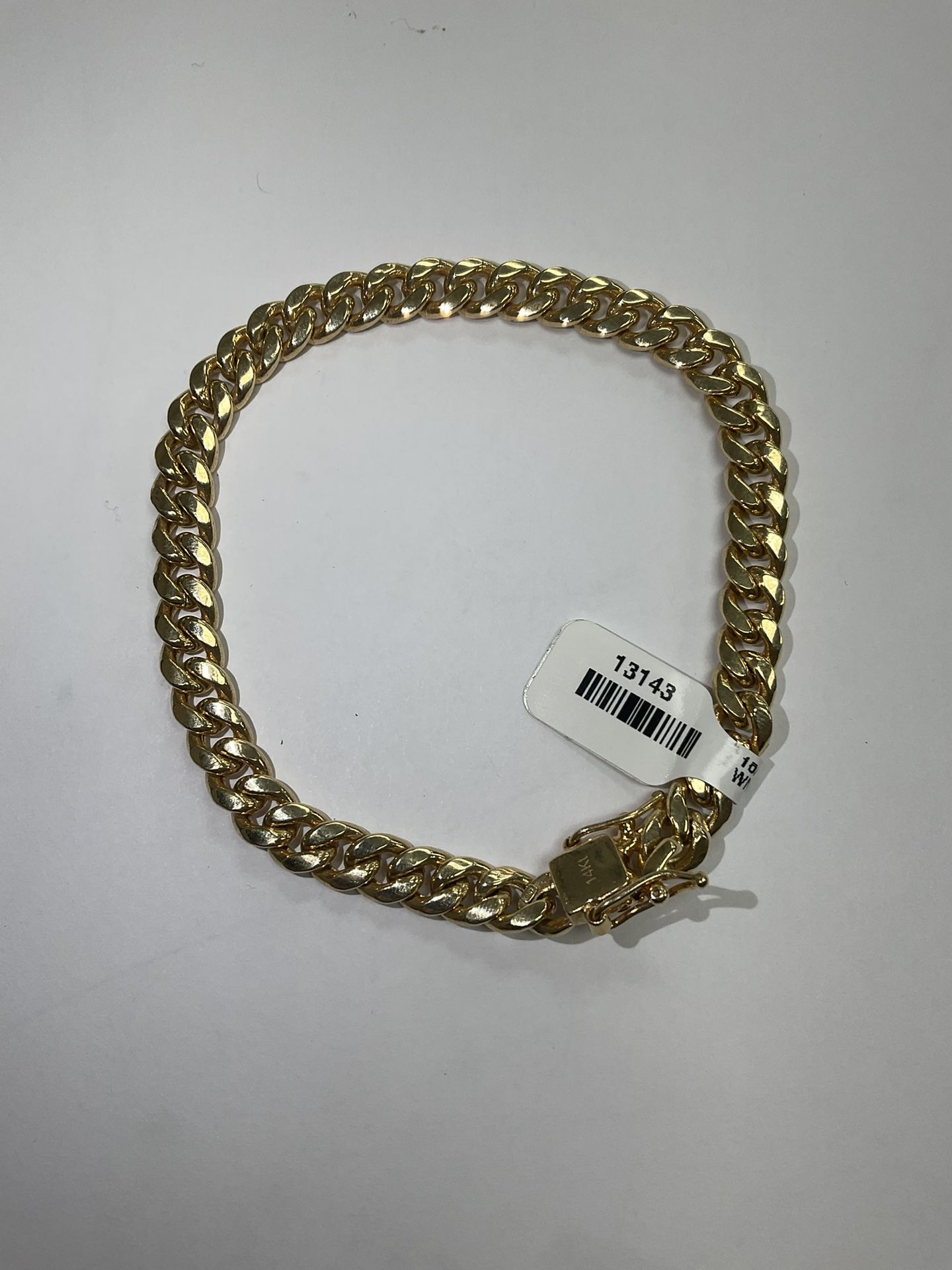 9 Inch Cuban Gold Bracelet