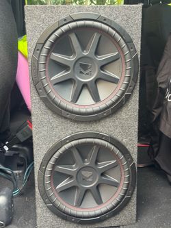 12’in Kicker Comp VRs with Acoustik CB1.4500D Amp.