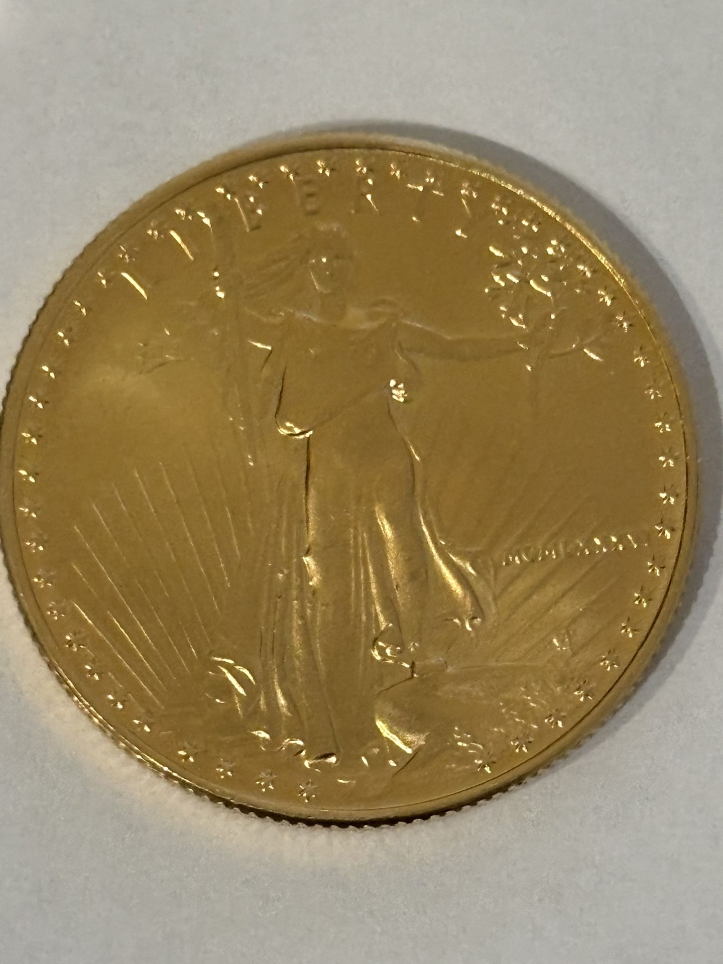 $25 American Gold Eagle 1/2 Ounce Solid Gold Coin