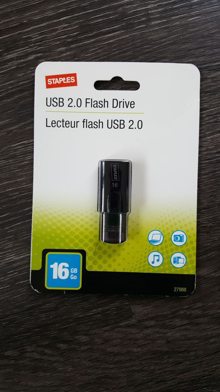 16GB and various other USB drives