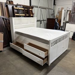 Full Captains Bed $280