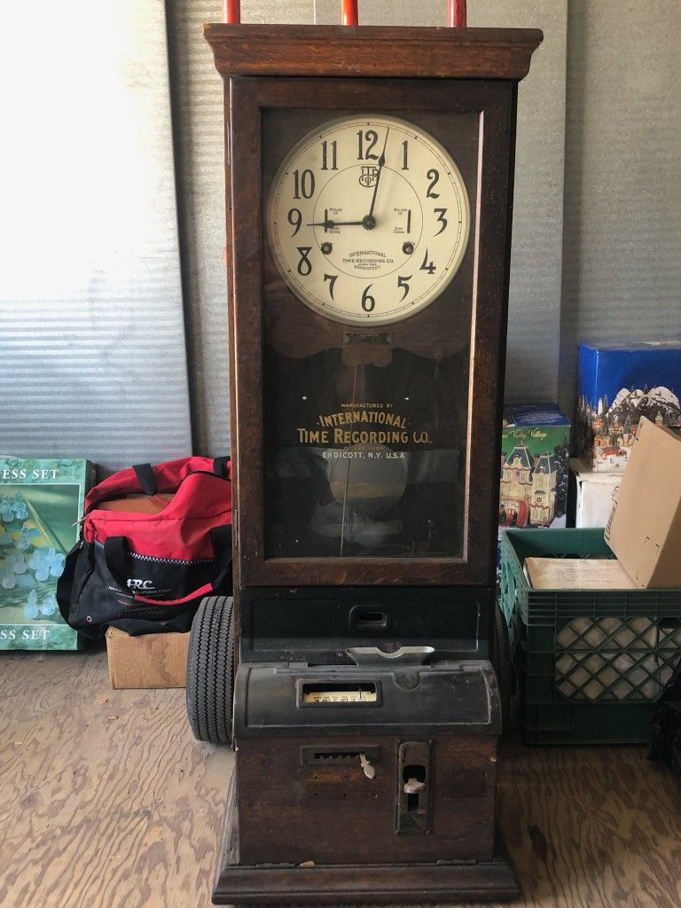 Antique Time Clock Recorder