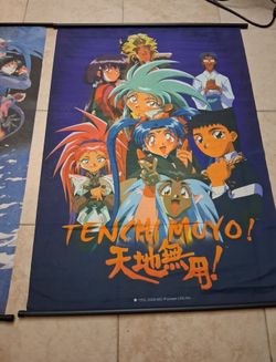 2 Tenchi Muyo! Wall Scroll $50 Dlls.
