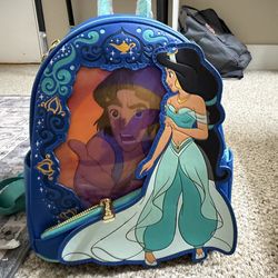Disney princess jasmine lenticular mini backpack, loungefly