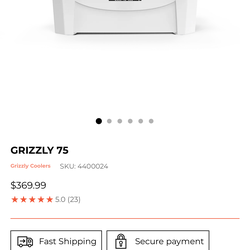 Grizzly 75 Cooler