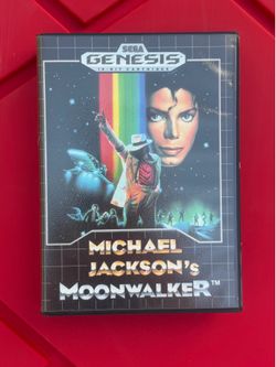 Michael Jackson's Moonwalker Sega Genesis , 1990  CIB 1st Print RARE ( COMPLETE ) arcade