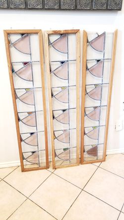 Stained glass frames vintage