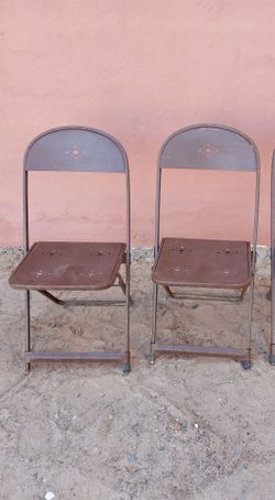 Folding chairs ( metal ) both for $20