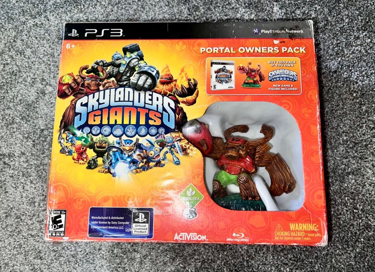 NEW - Actvision PS3 PlayStation 3 Skylamders Giants Portal Owners Pack Tree REX