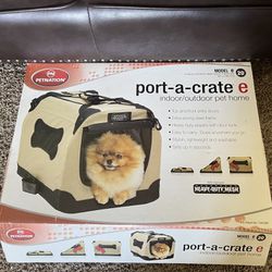 Portable Dog Crate.