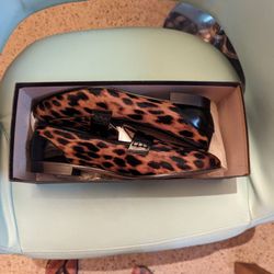 J Crew (Women's Shoes).. Leather Leopard Pumps..*NEW*