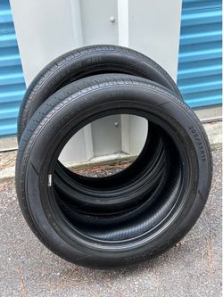 2 Used Tires Blackhawk Street H HH11 205/55R16. About half tread life left.