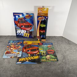 Blaze Trucks books and coloring books