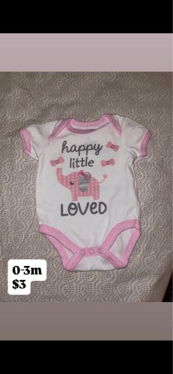 Baby Girl Onesie 0-3 Months