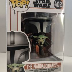 The Mandalorian With Child Funko Pop