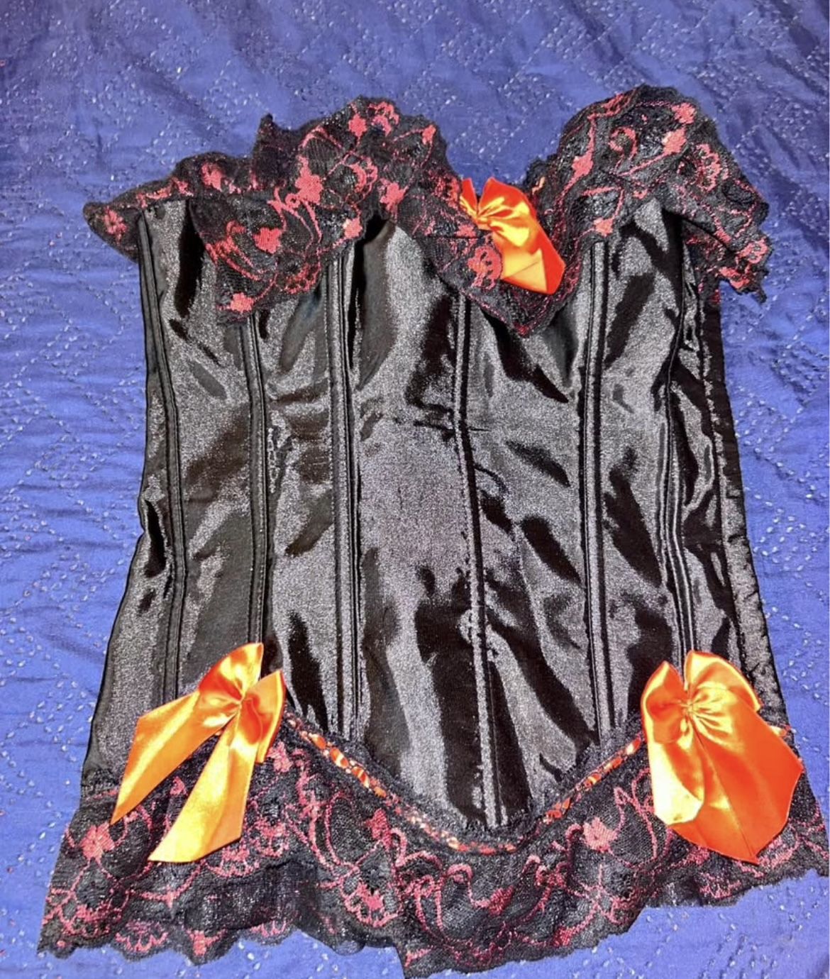 Black Corset With Bows