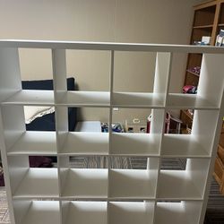 IKEA Kallax White Shelves 