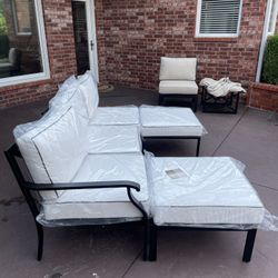 7 Piece Aluminum Outdoor Furniture Set