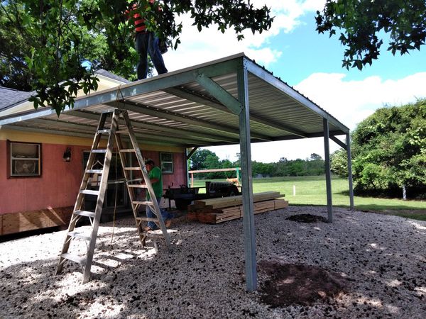 Galvanized Carport (Special) 20x20-10 for Sale in South Houston, TX ...