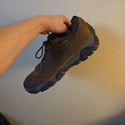 Merrell Mens Brown Hiking Shoes Size 12