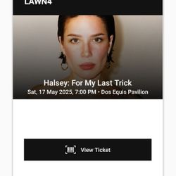 2 Tickets To Halsey Tonight