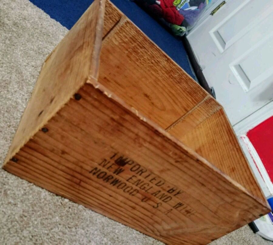 Vintage Wood Unique Crate
