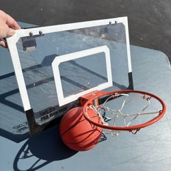 SKLZ Indoor Over Door Basketball Hoop W/Ball