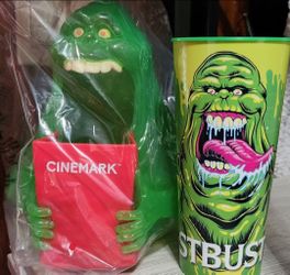 Ghostbusters popcorn bucket & cup $150