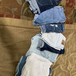 Lot Of Brand Name Denim women shorts Size 00-1